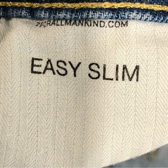 7 for all mankind, easy, slim, straight leg, high rise, jeans - Picture 8 of 13